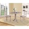 International Concepts Round 42 in Rd Pedestal Gathering Ht Table, 2 Counter Ht Stools, Gray Taupe, 42 W, 42 L, 35.5 in H K09-42DPT-S402-2 - alternate 3
